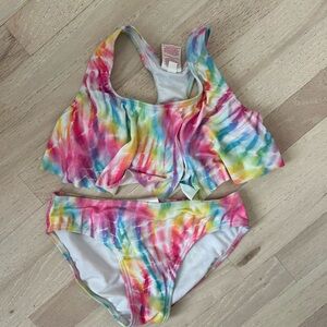 Target tie-die swimsuit kids medium